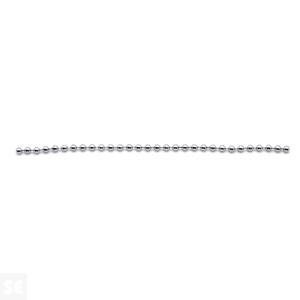 Cadena Bolas Latón Cromado 4,5 mm