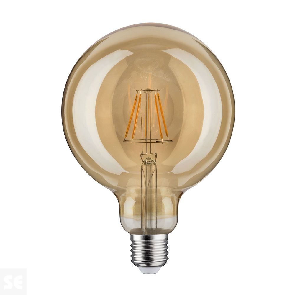 Bombilla Globe 125 Led 1700 k-Oro 6 W-E27-230v R.28403