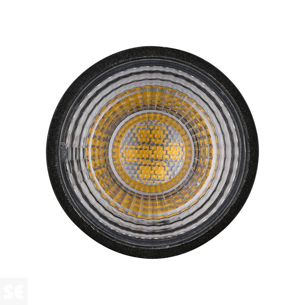 Bombilla Led Dimmable Negro 7w-Gu10-4000k Ref.28754