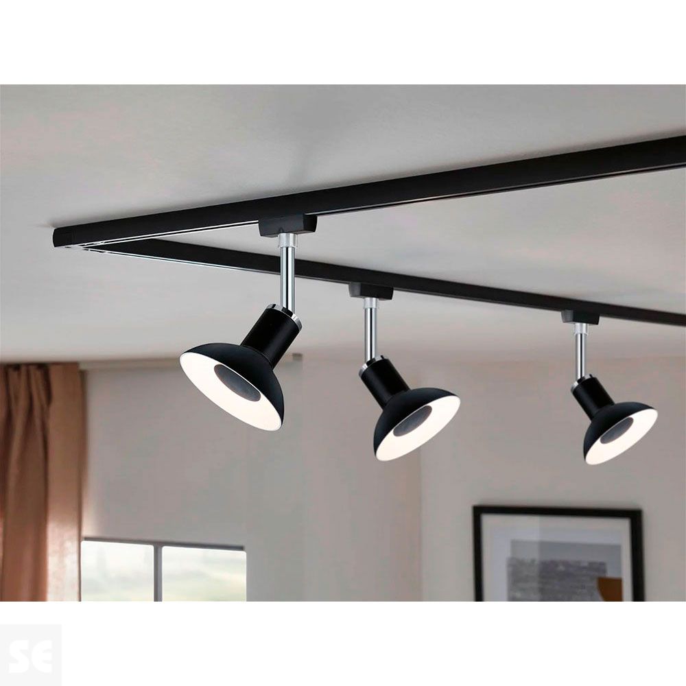 Bombilla 3000k-360lm Negro 4.9w-Gu10 28795