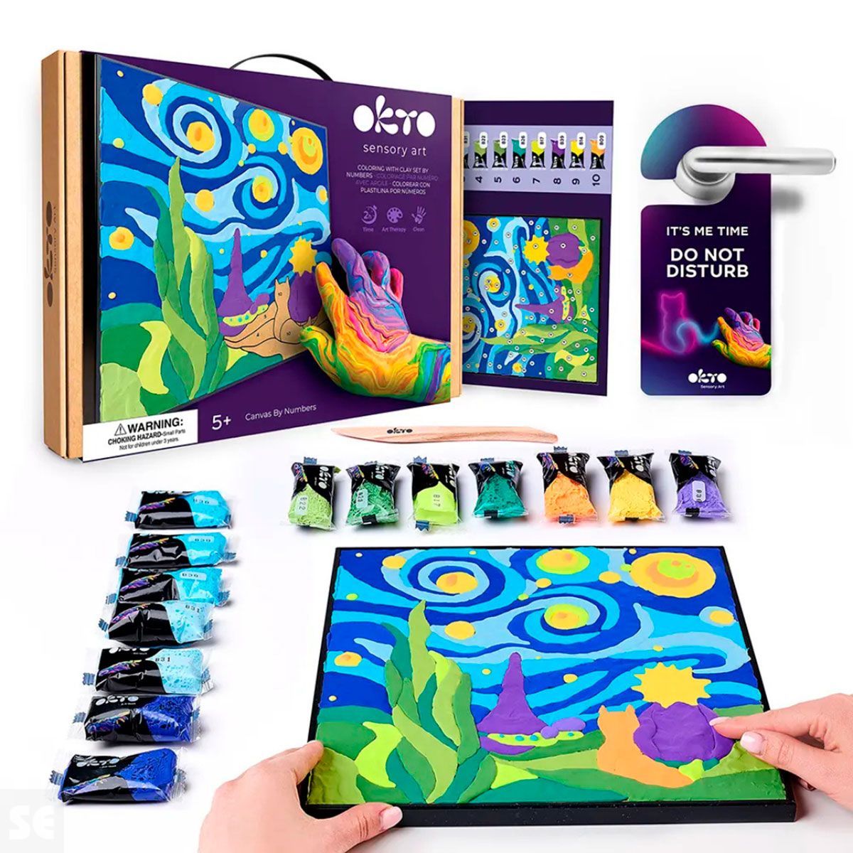 Set pintar por números EL PRINCIPITO de arte sensorial air clay