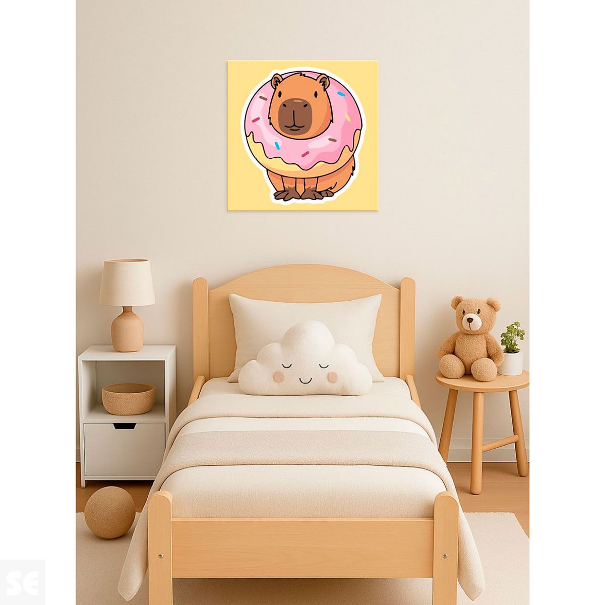 Capibara Pintar por Números Capybara On Vacation Ideyka