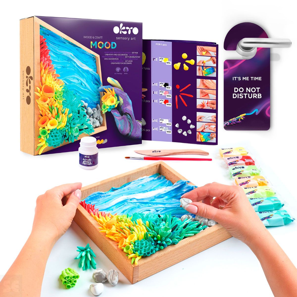 Wood&Craft Diy Mood Ocean Calm 21x21cm