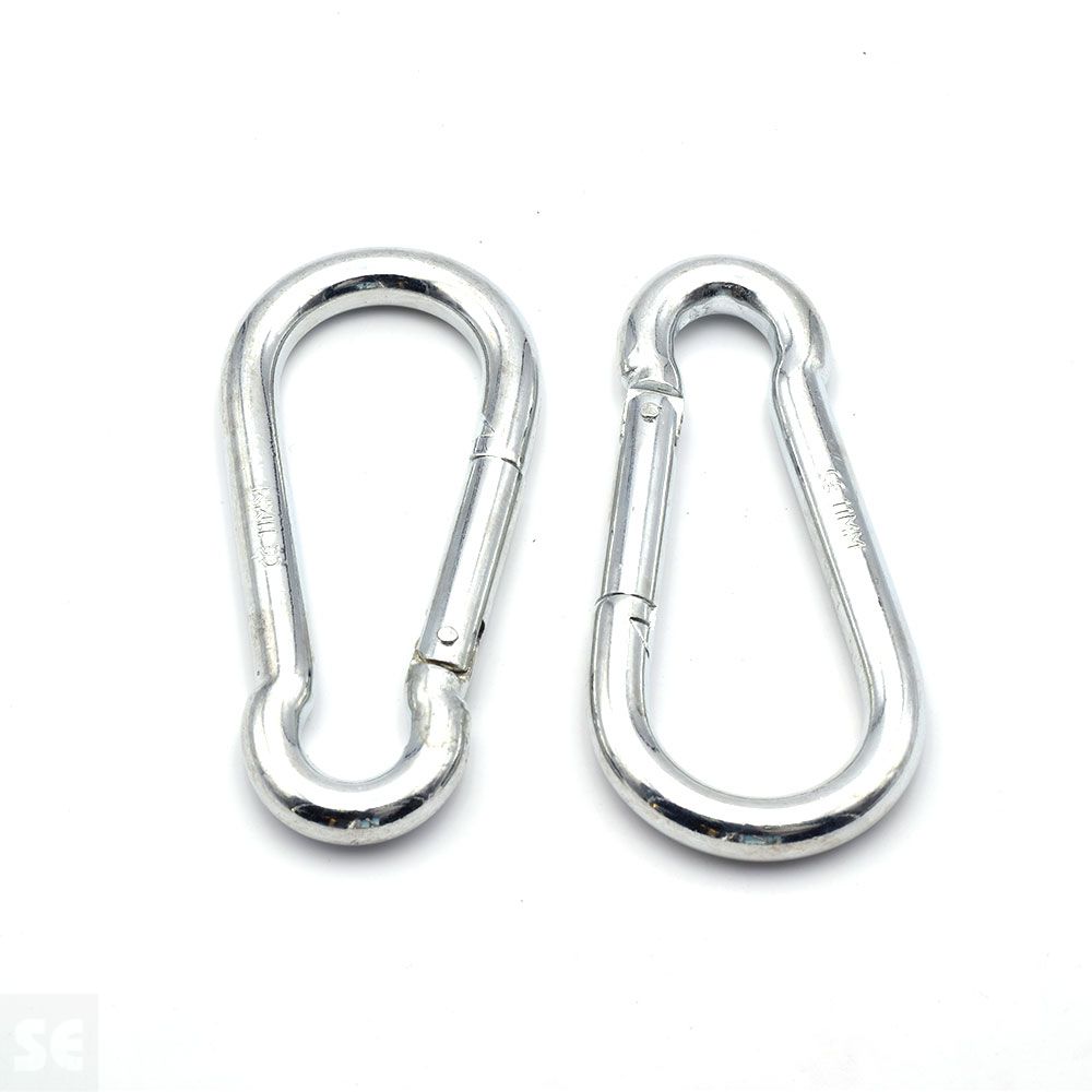 Mosquetón Bombero Galvanizado 11x120mm (2u.)