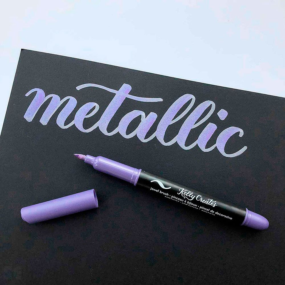 Rotulador Kelly Creates Metallic Jewel Brush Pens 8 uds.