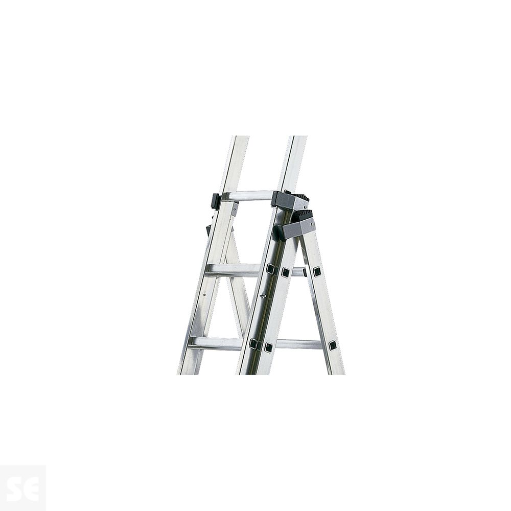 Escalera Industrial Profesional 3 Tramos 7 Peldaños