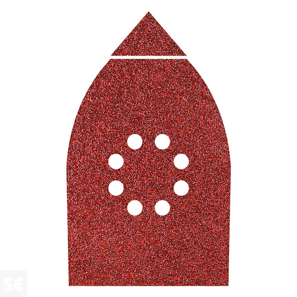 Lija Abrasiva Delta Corindon con Cierre adhesivo 107x142Mm Grano120 6U