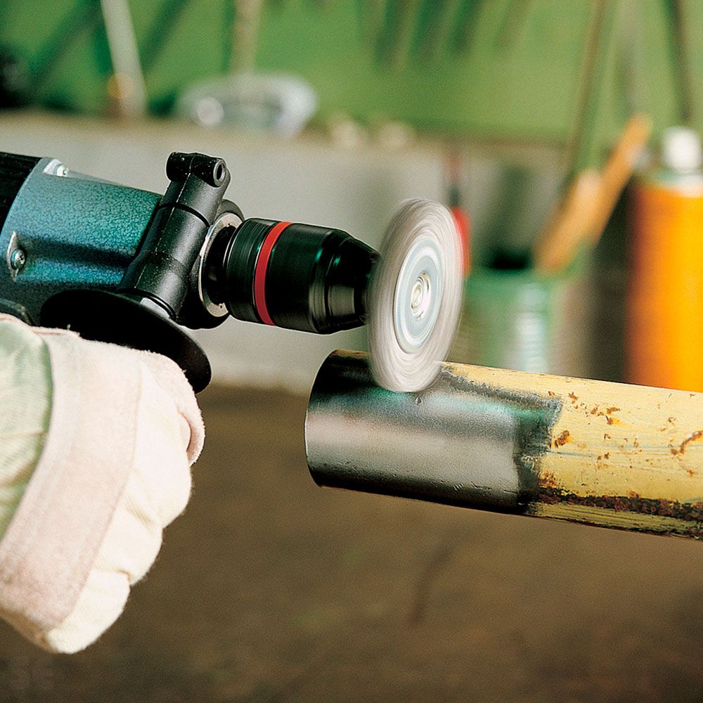 Cepillo Circular Metálico Vástago 6 mm 75x10 mm Wolcraft 2100000