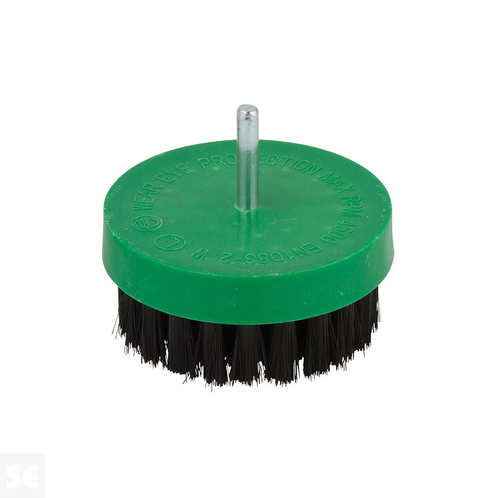 Cepillo Pulir Cerdas Suaves Vástago 6 mm Diámetro 80 mm Wolcraft 2713000