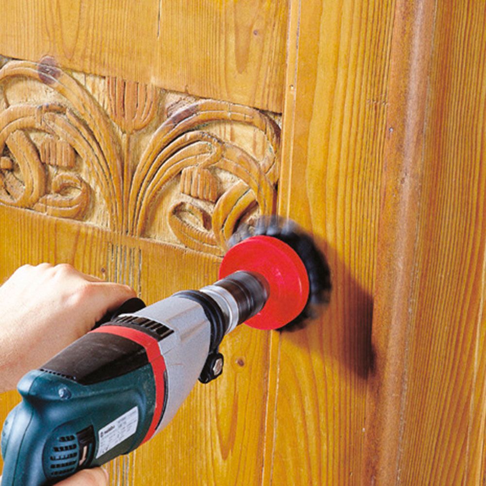 Cepillo Pulir Cerdas Suaves Vástago 6 mm Diámetro 80 mm Wolcraft 2713000