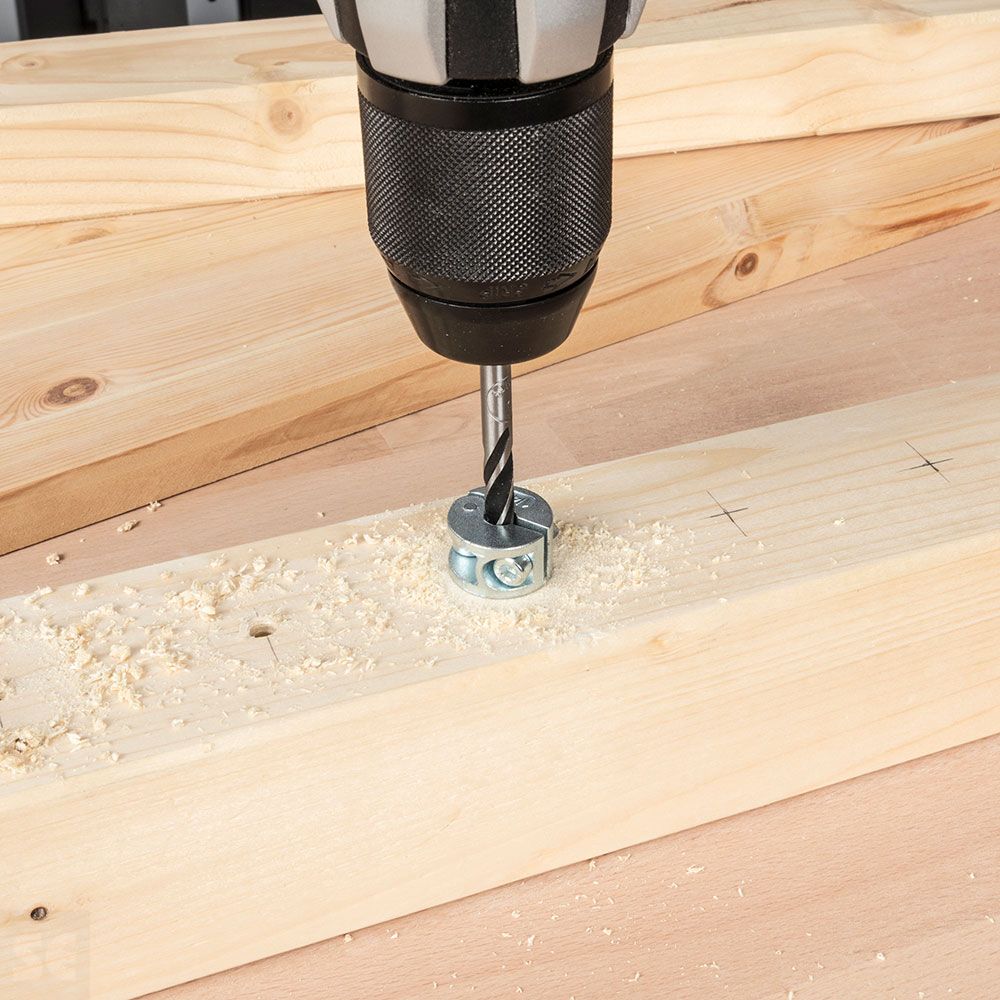 Juego Topes de Profundidad Para Brocas 6, 8, 10 mm Wolcraft 2755000