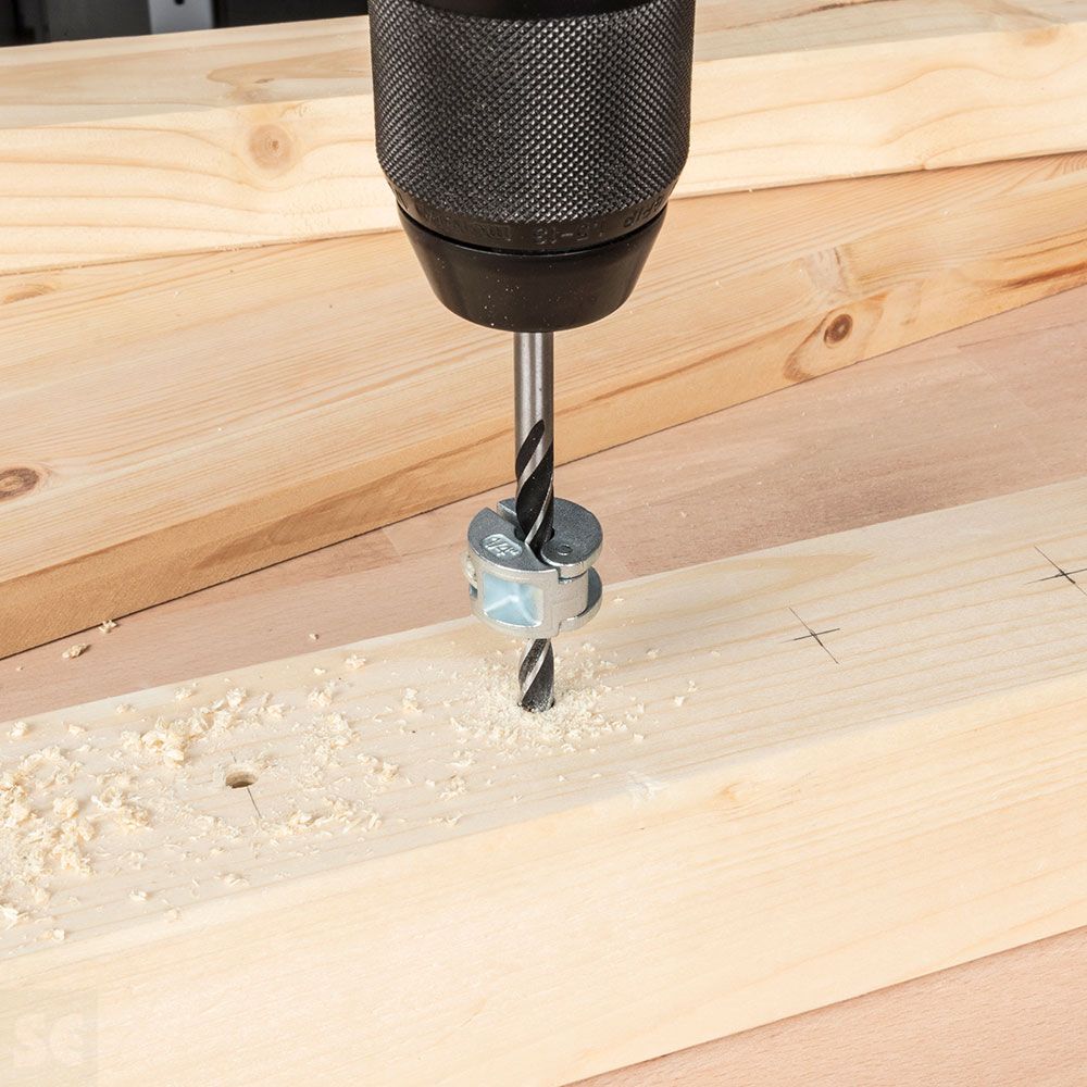 Juego Topes de Profundidad Para Brocas 6, 8, 10 mm Wolcraft 2755000