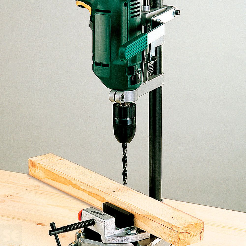 Soporte De Taladro Con Columna Redonda 160x160x500Mm. Wolcraft 3406000