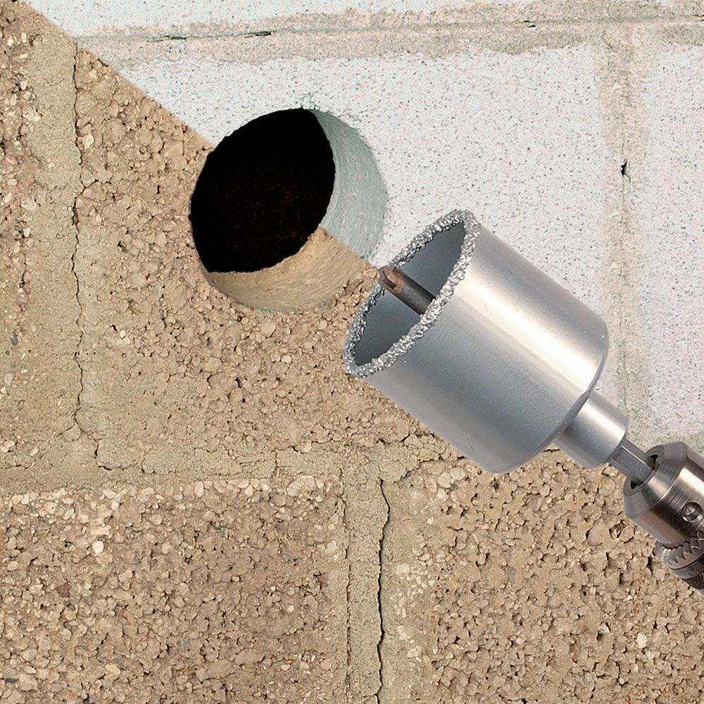 Corona Carburo Tungsteno Hormigón 73 mm