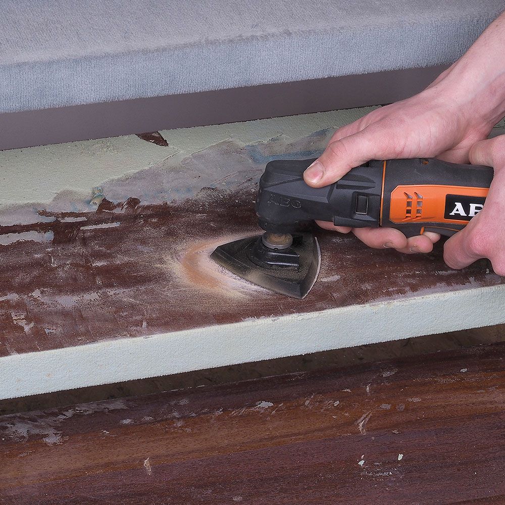 Accesorios Sierras Vibratorias Plato Adhesivo Triangular 95Mm