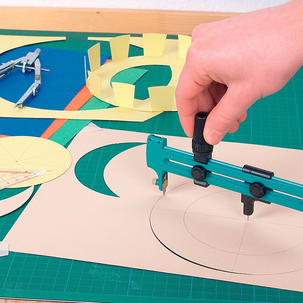 Cortador Circular Wolcraft Papel, Cartulina, Piel 40 mm a 240 mm