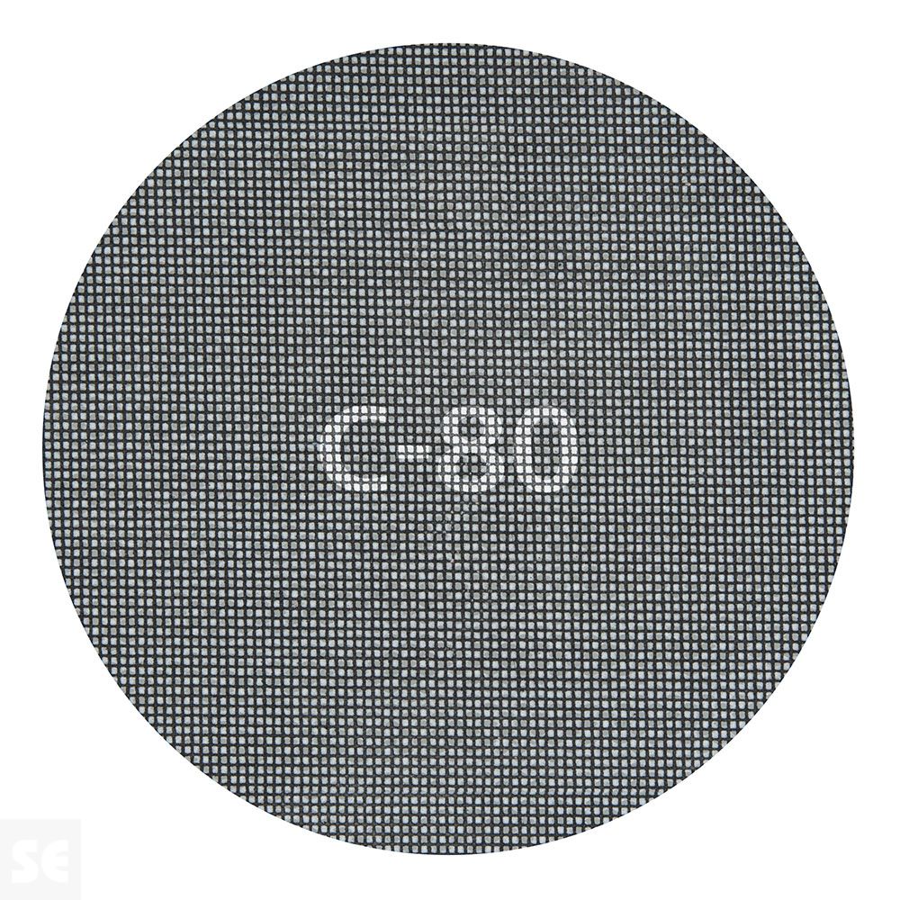 Mallas Abrasivas de Lijar Silicio Grano 80 Diámetro 225 mm (5 uds.)