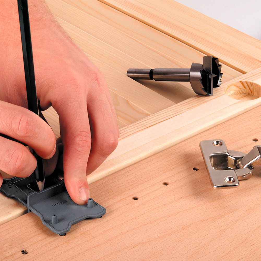 Fresa de Cazoleta de 35 mm + Dispositivo de Marcado