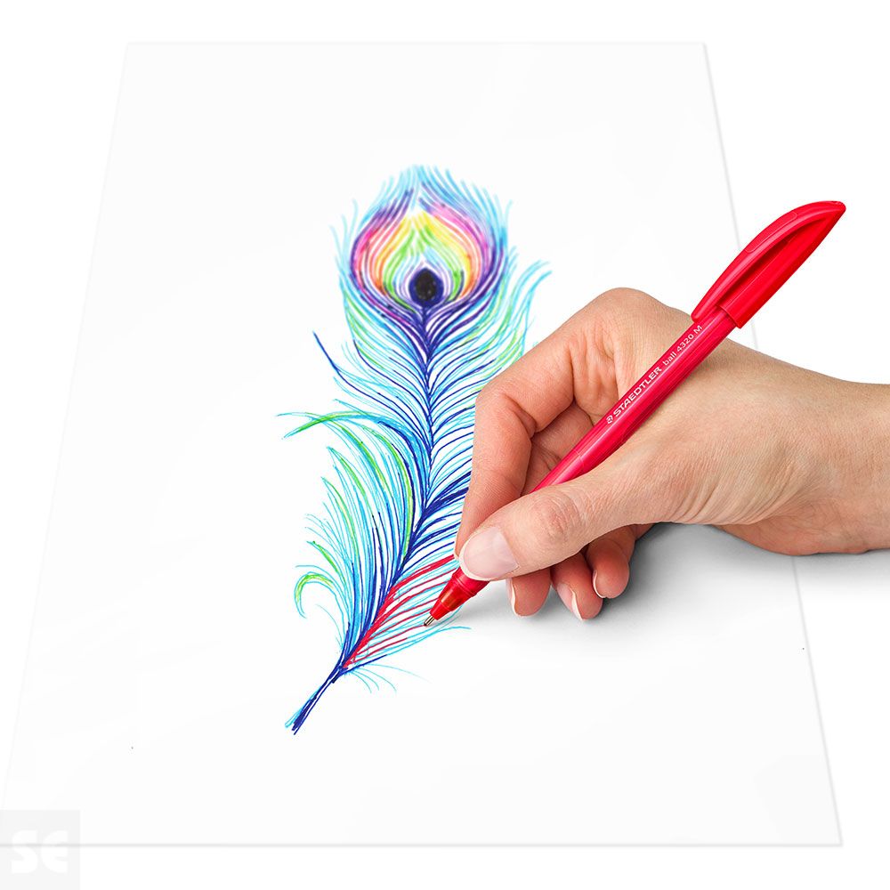 Estuche con 10 Bolígrafos Surtidos Staedtler Ball 4320 M