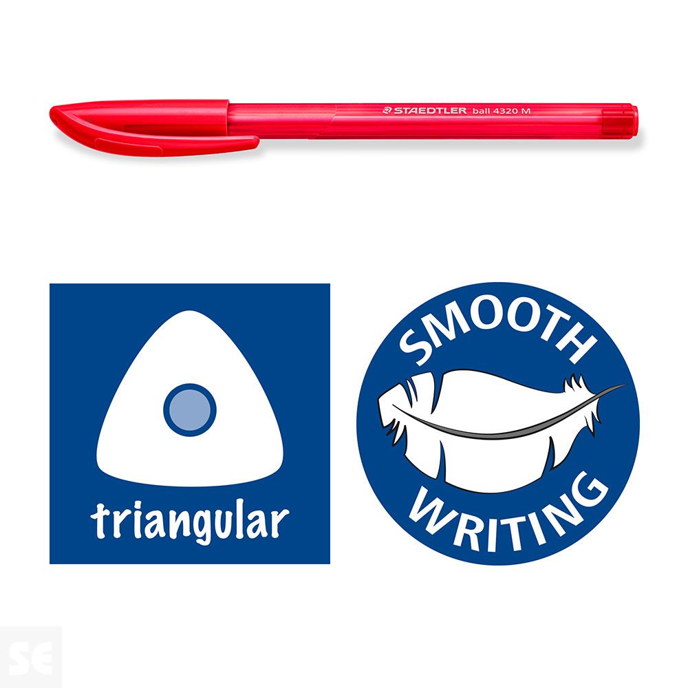 Estuche con 10 Bolígrafos Surtidos Staedtler Ball 4320 M