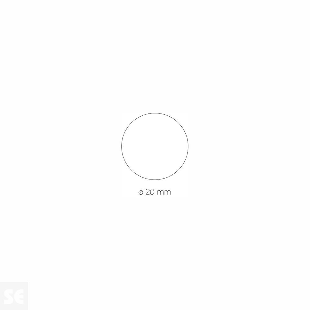 Gomets Redondos 20 Rollo Rojo