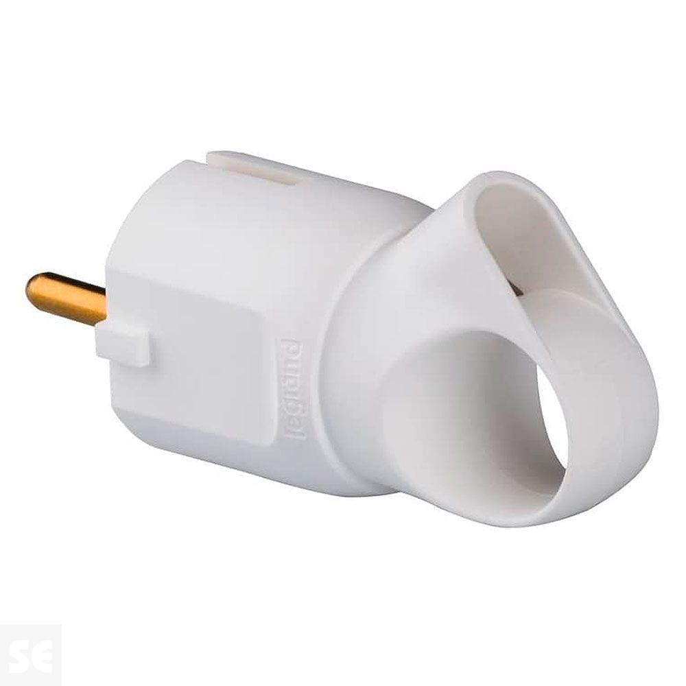 Clavija C/T Blanc Gsb Blanca 2p+T 16a