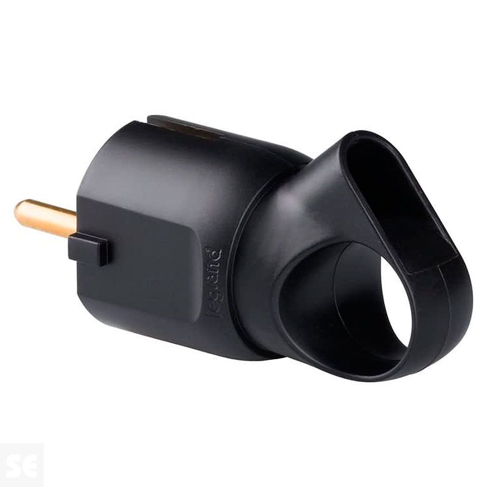 Clavija C/T Negra Gsb Negra 2p+T 16a