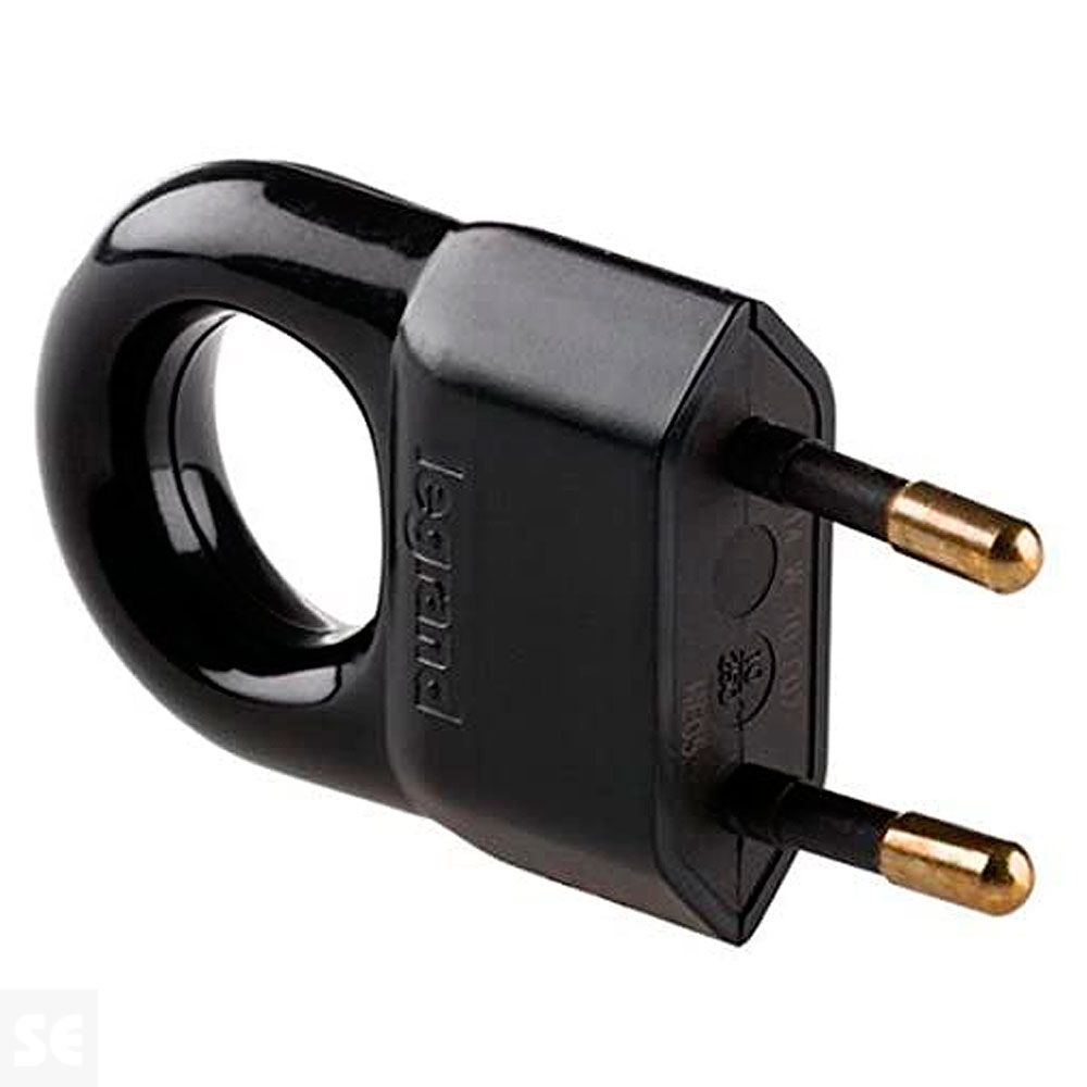 Clavija Negra 10a 2p