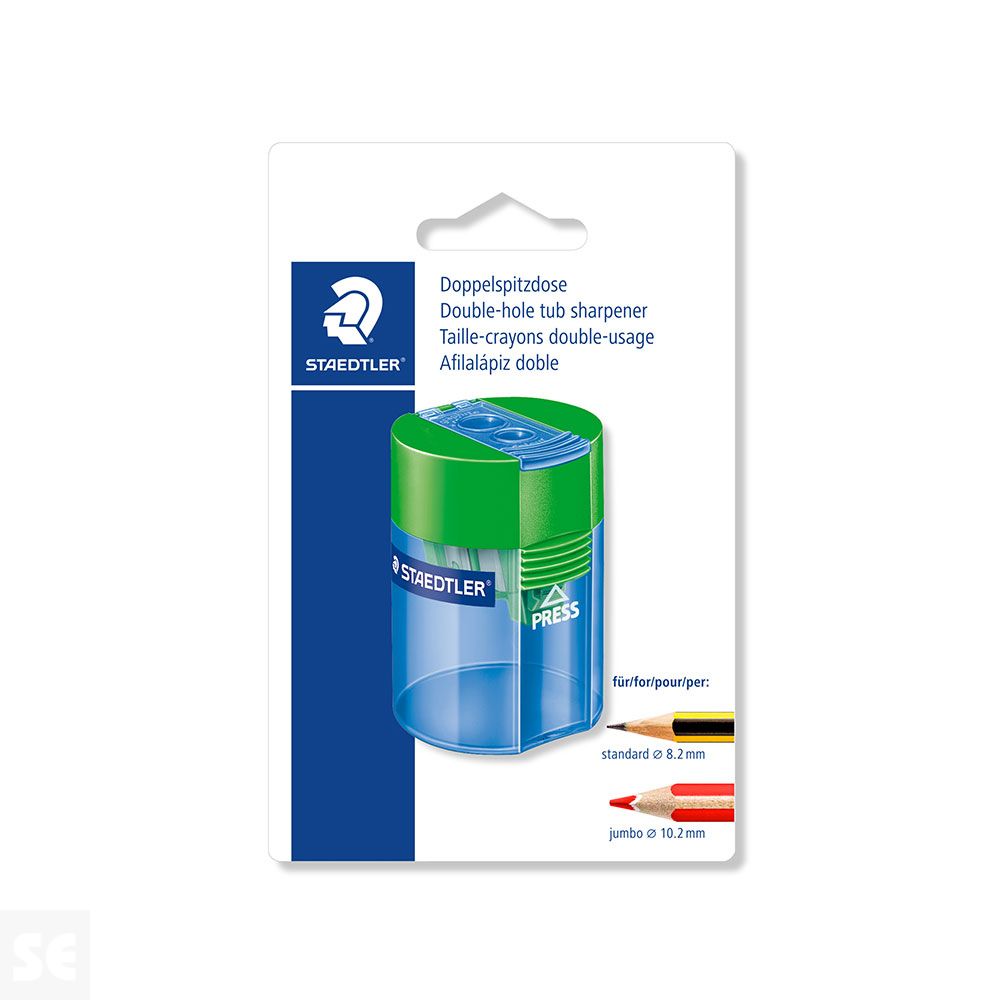 Afilalápices de Plástico con depósito