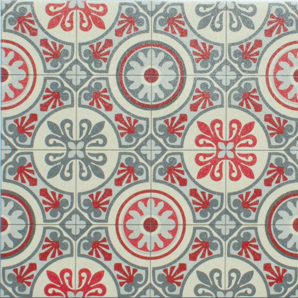 Alfombra Vinílica Antideslizante Toledo Multi de ancho 50cm. (a metros)