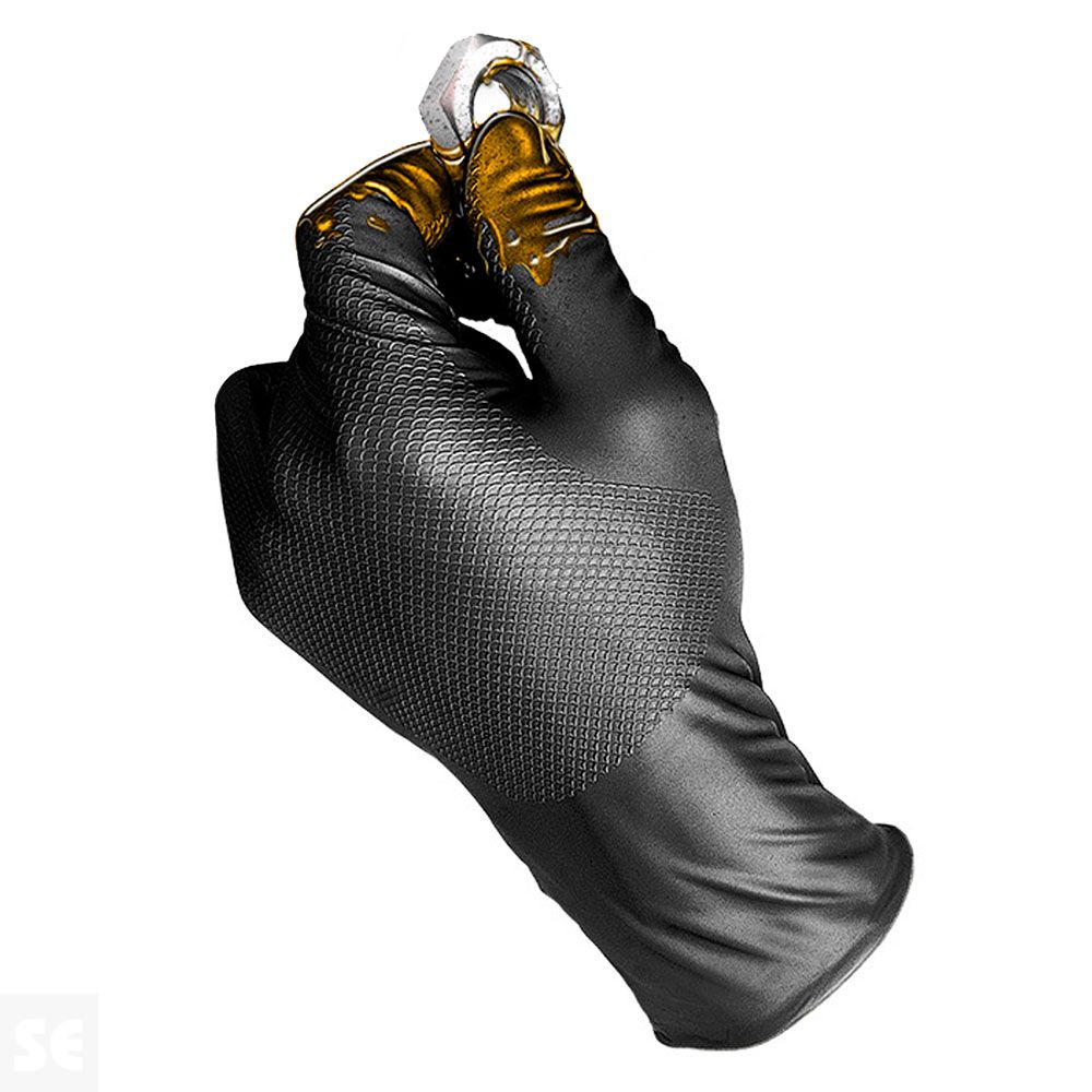 Guante Desechable Negro Talla Xl