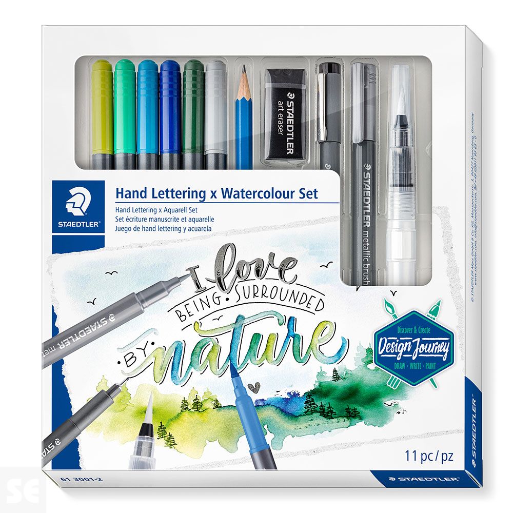 Estuche Individual Watercolour + Hand Lettering Set