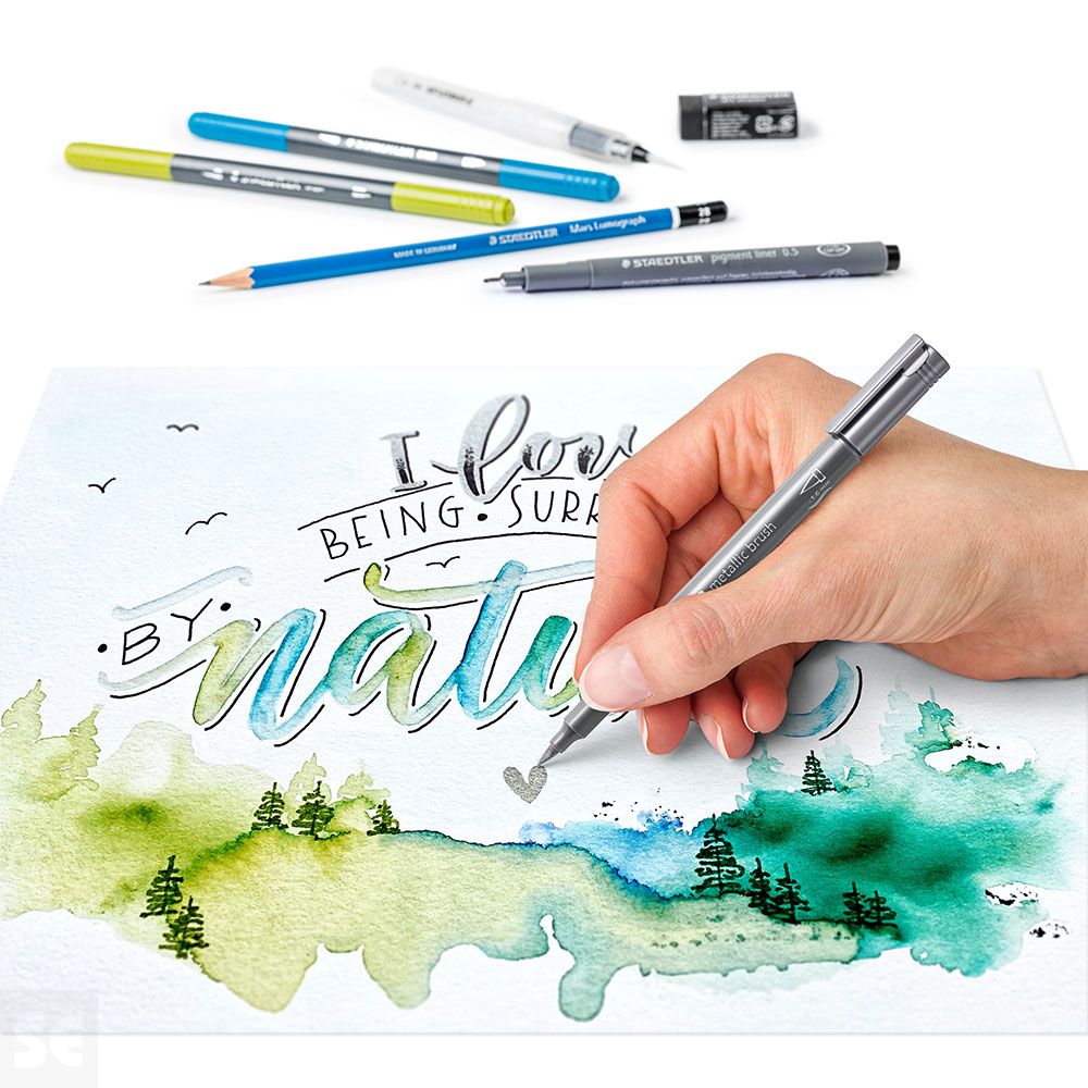 Estuche Individual Watercolour + Hand Lettering Set