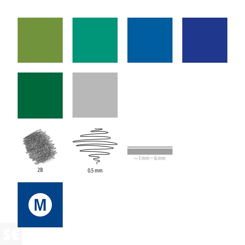 Estuche Individual Watercolour + Hand Lettering Set