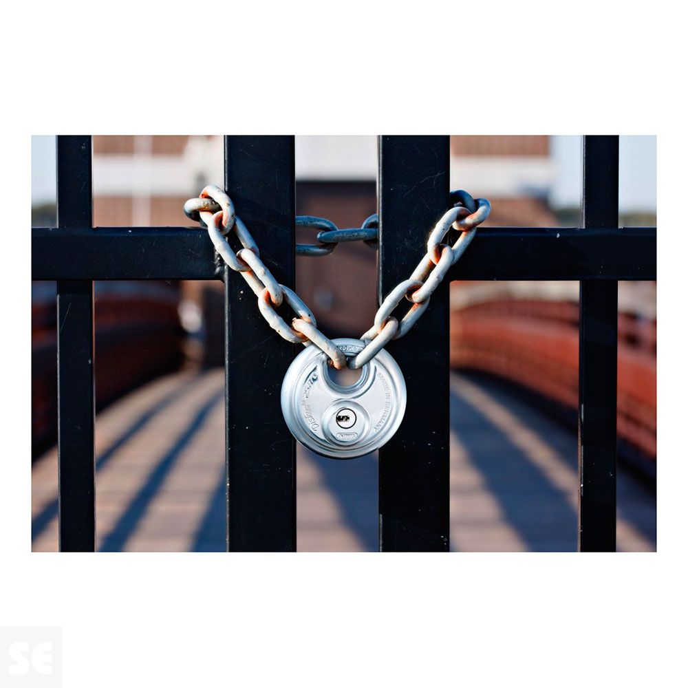 Candado Diskus Llave De Puntos 25/70-C