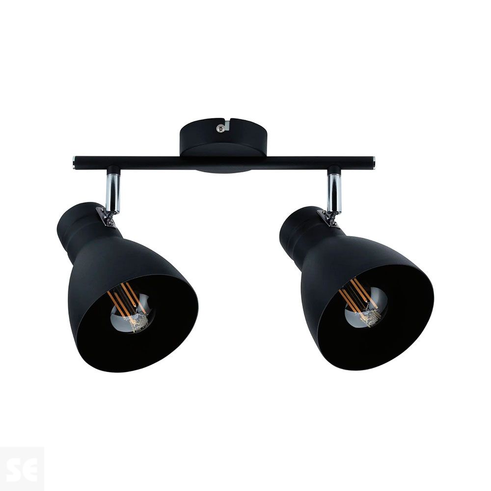 Aplique Davy Metal Negro Max.2x20w- E27 66760