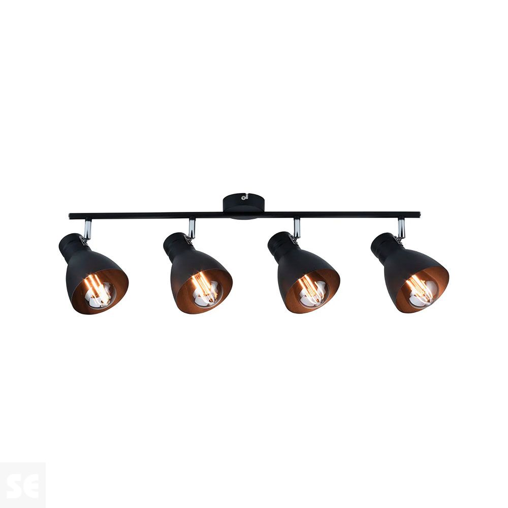 Aplique Davy Metal Negro Max.4x20w- E27 66762