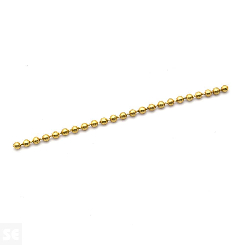 Cadena Bolas Latón Pulido 4,5 mm
