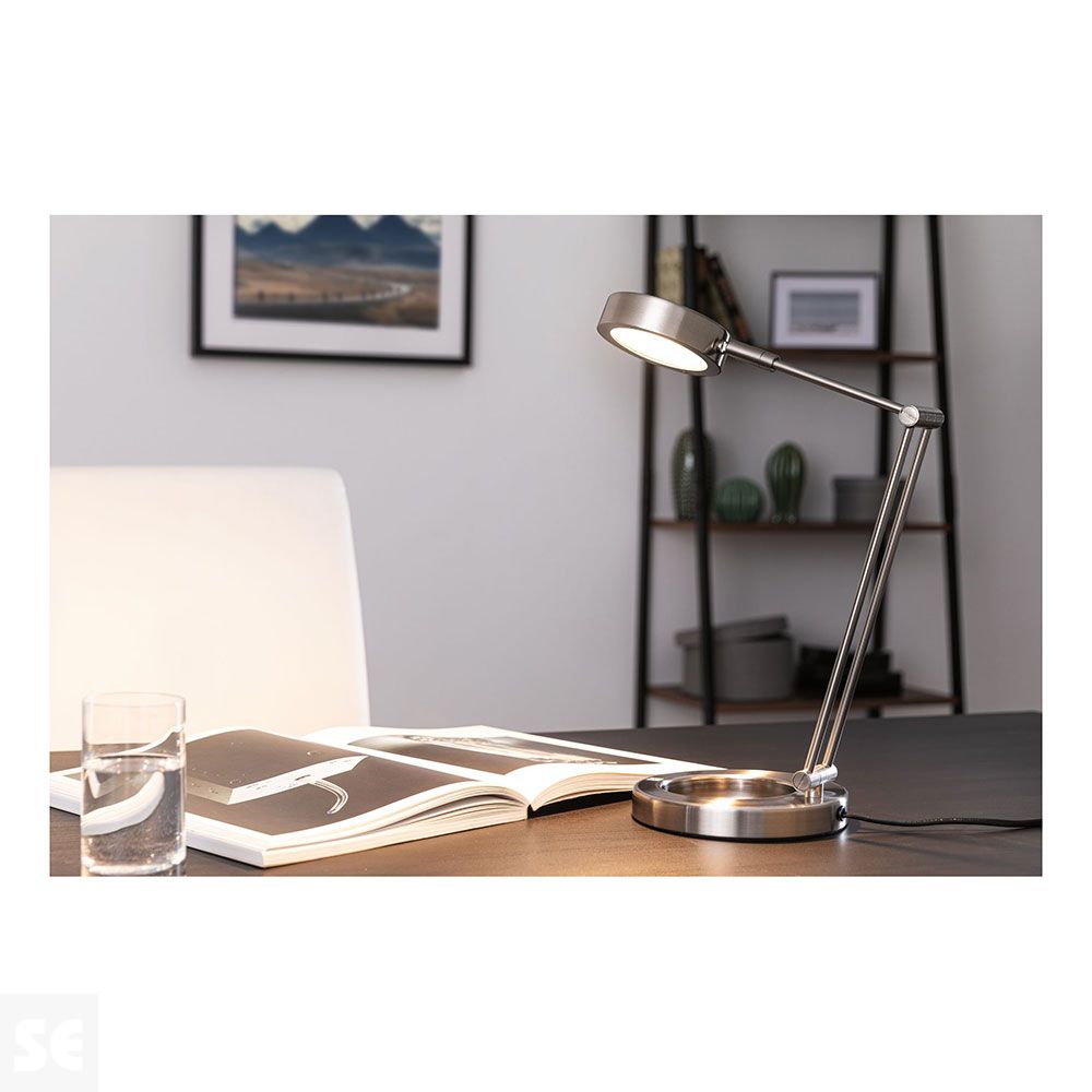 Lámpara Escritorio Led Zed Acero Mate 1x6.7 W 3000 K-359 lm