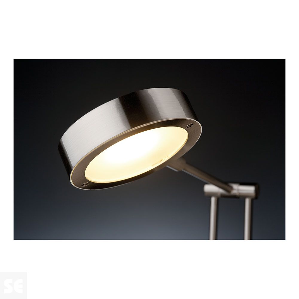 Lámpara Escritorio Led Zed Acero Mate 1x6.7 W 3000 K-359 lm