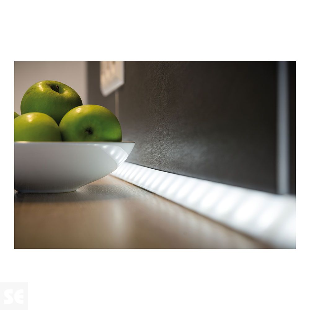 Delta Perfil Aluminio Incl. Difusor de 1 m