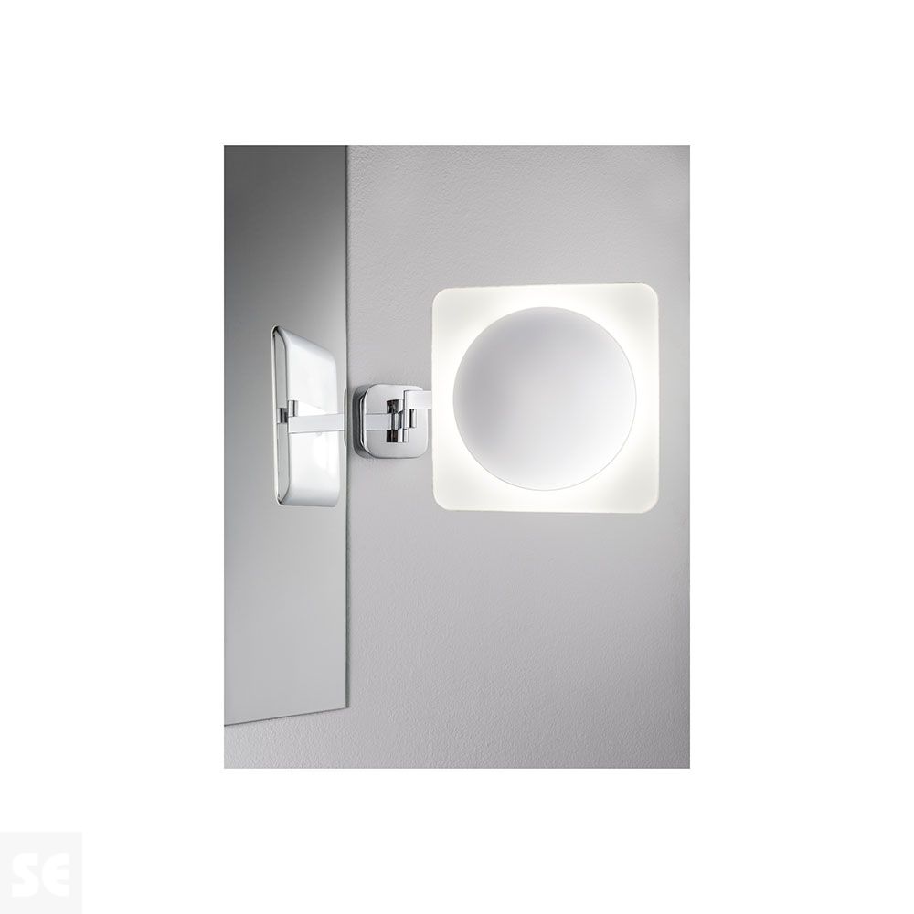 Lámpara Led Bela Aplique/Espejo Cromo/Blanco 5,7 W 230 v Ref.70468