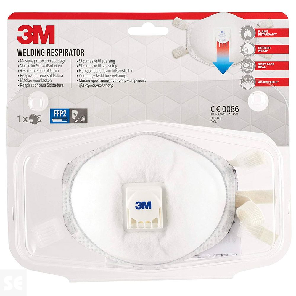Respirador/Mascarilla Protección Soldador 9928C1