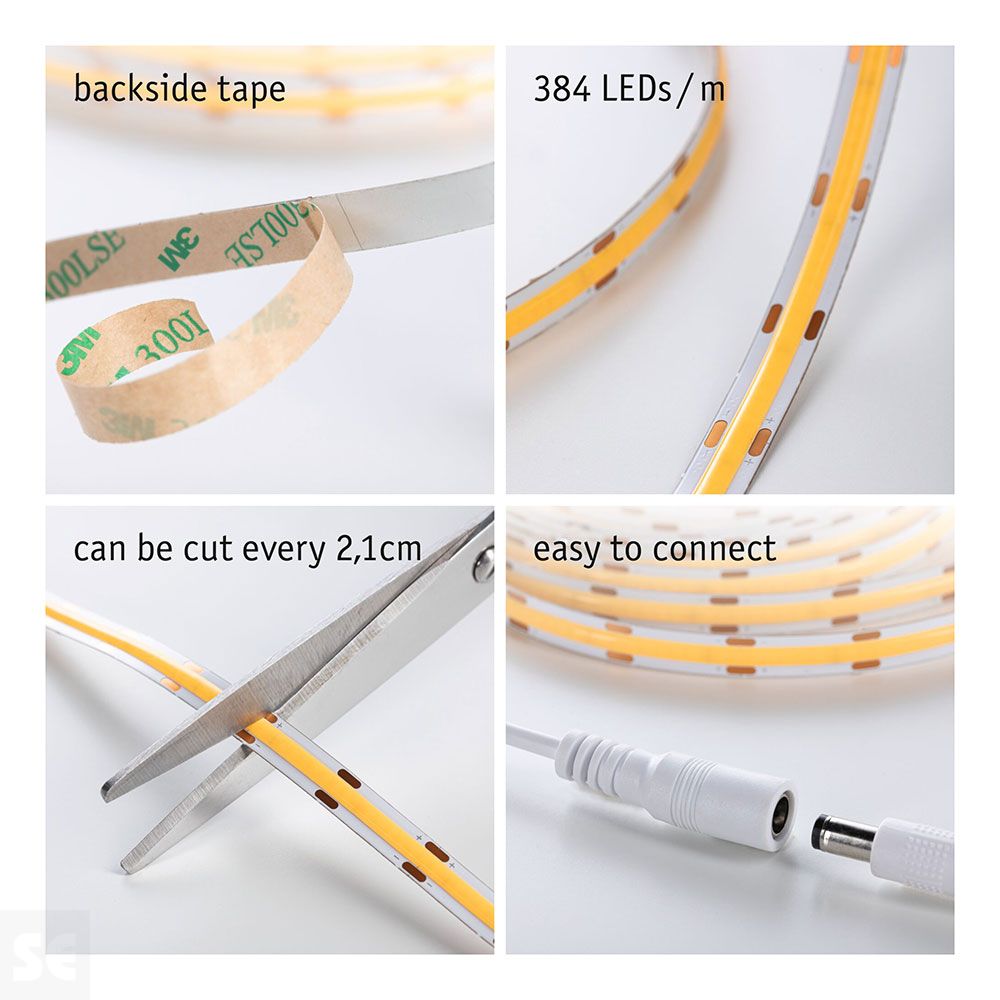 Tira Led Full-Line COB de 3000k-750lm 11w-12v 1.5m Ref. 78861