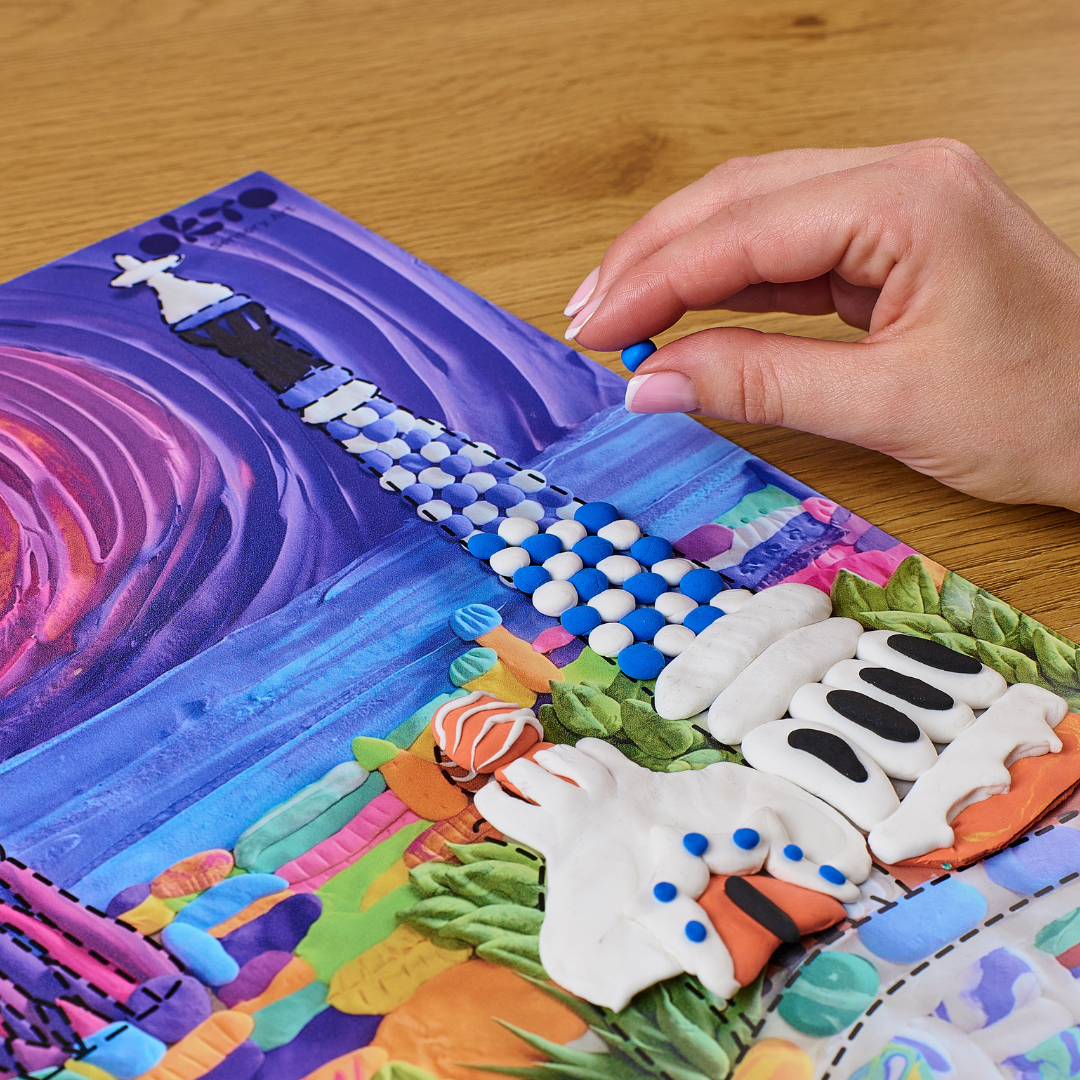 Pintura 3d Diy 30x40 Cm. Park Guell. Barcelona