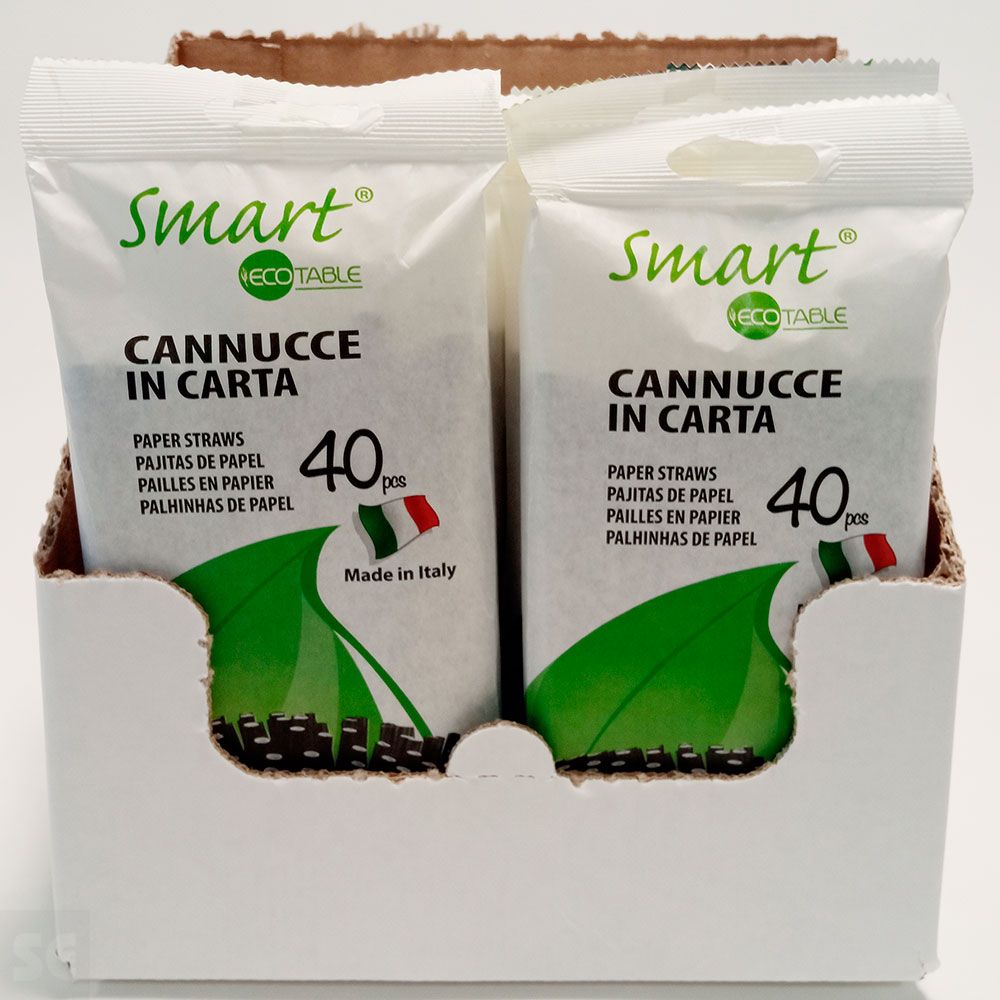 Cañas Cocktail Ct Negro (40 uds.)