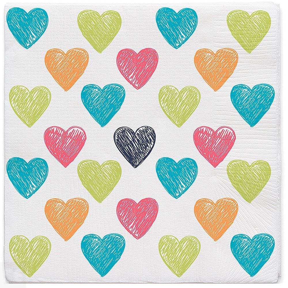 Servilletas 33x33 cm Sketch (20 uds.)