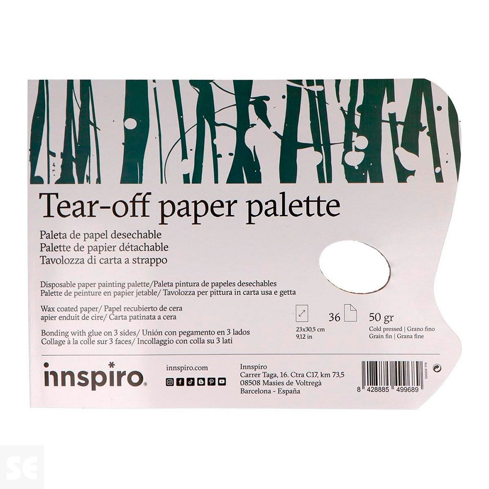 Paleta Papel Desechable 36 Pág. 50g