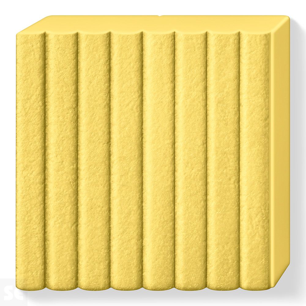 Fimo Pastilla Leather-Effect Amarillo Azafrán 57g