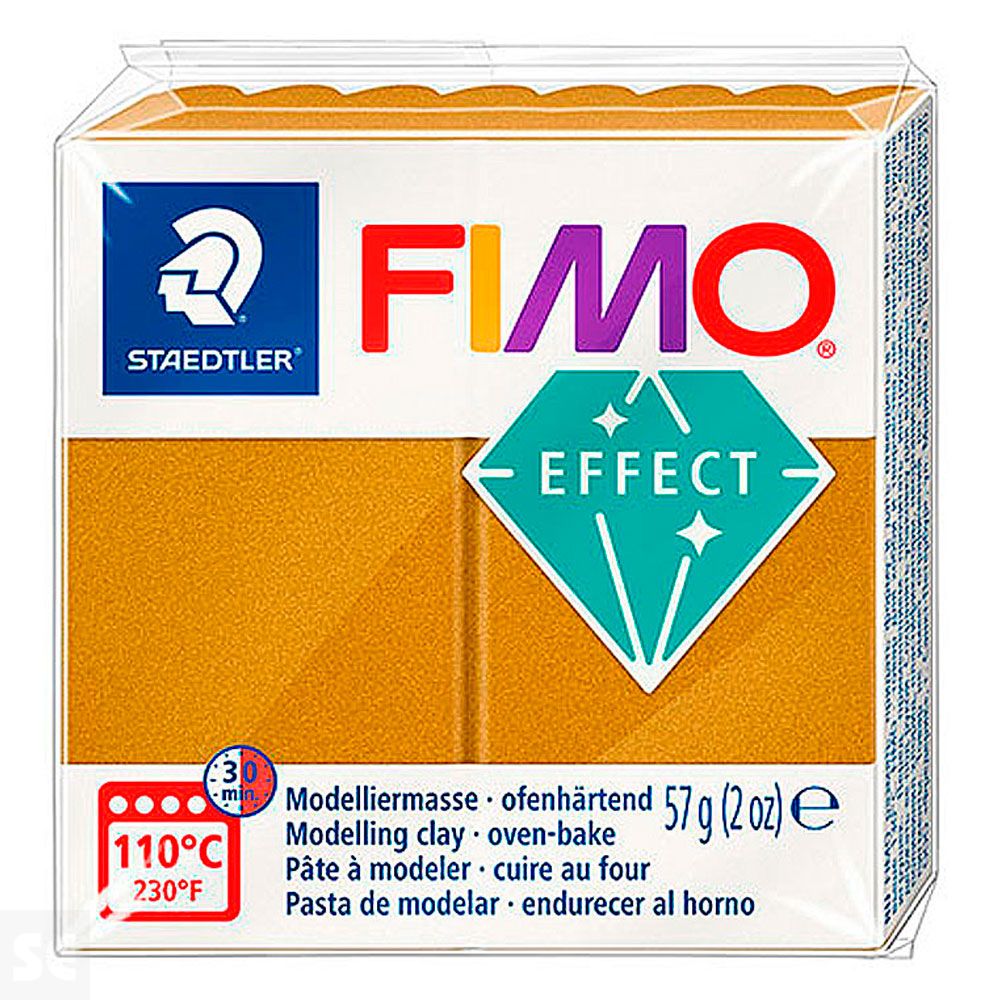 Fimo Pastilla Effect Oro Metálico 57g